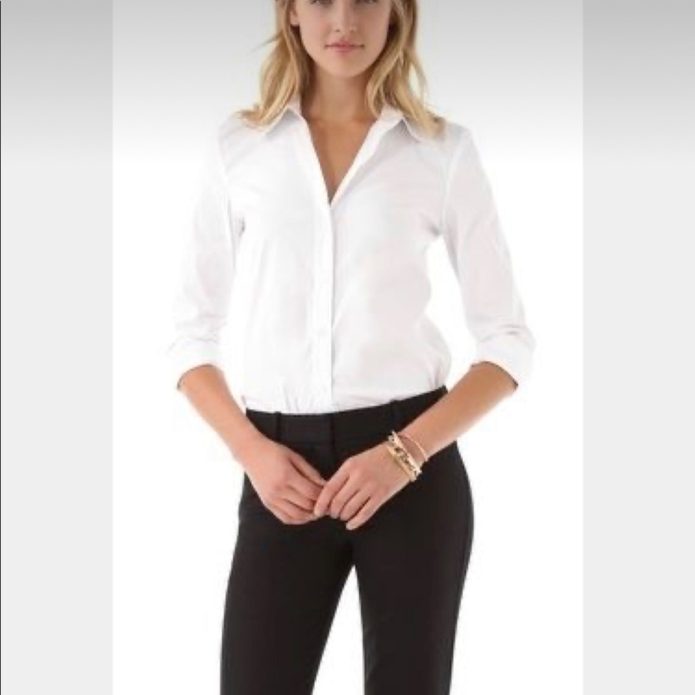 Theory Larissa button down top